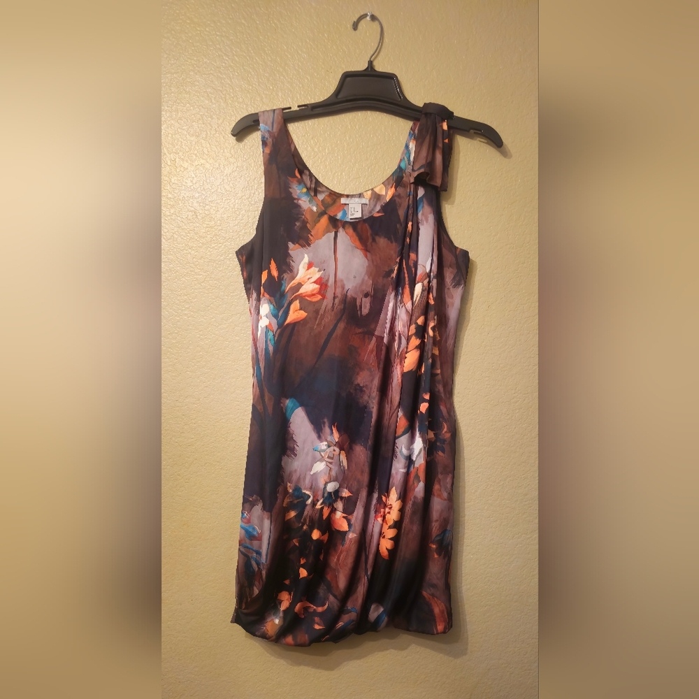 Floral Sleeveless Women's Mini Dress
